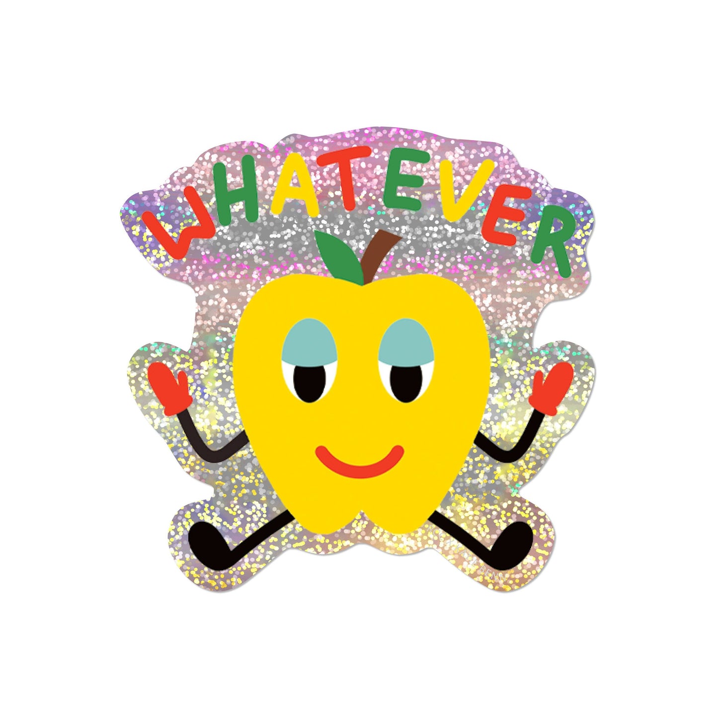 KATIE BENN Whatever Apple sticker
