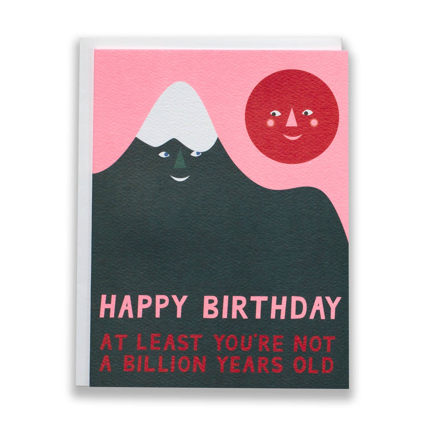 BANQUET WORKSHOP Billion Year Birthday Mountain Card