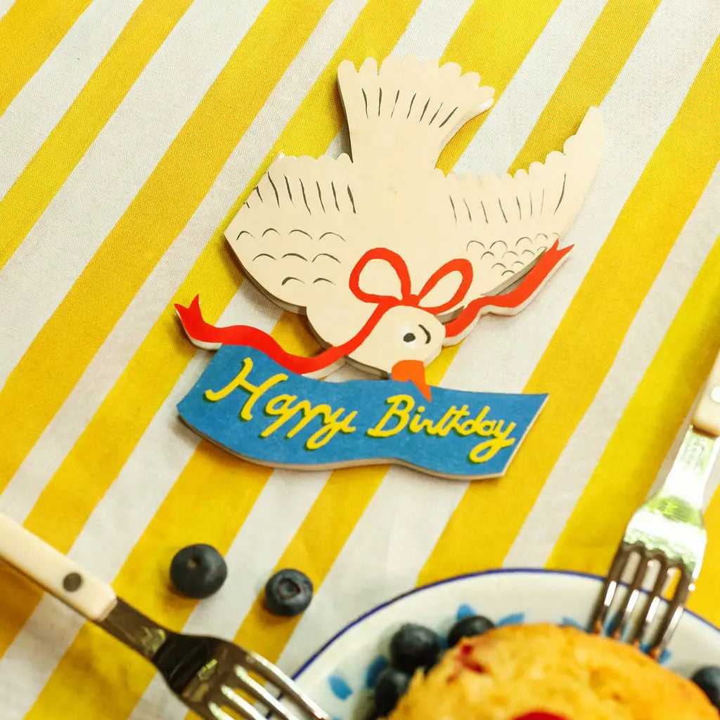ISATOPIA Birthday Bird Card