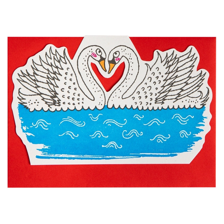 ARCHIVIST GALLERY Two Swans Card