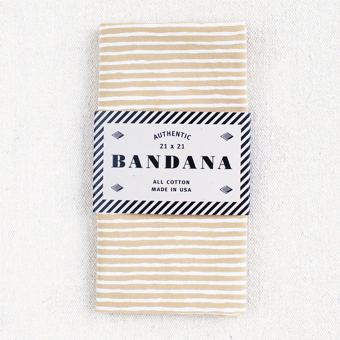 ABRACADANA Sand Striped Bandana