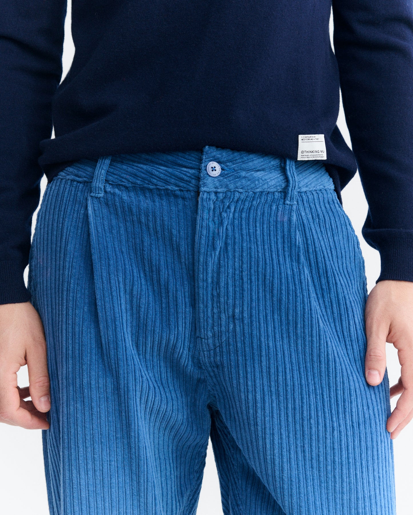 THINKING MU Delft Color Corduroy Wotan Pants