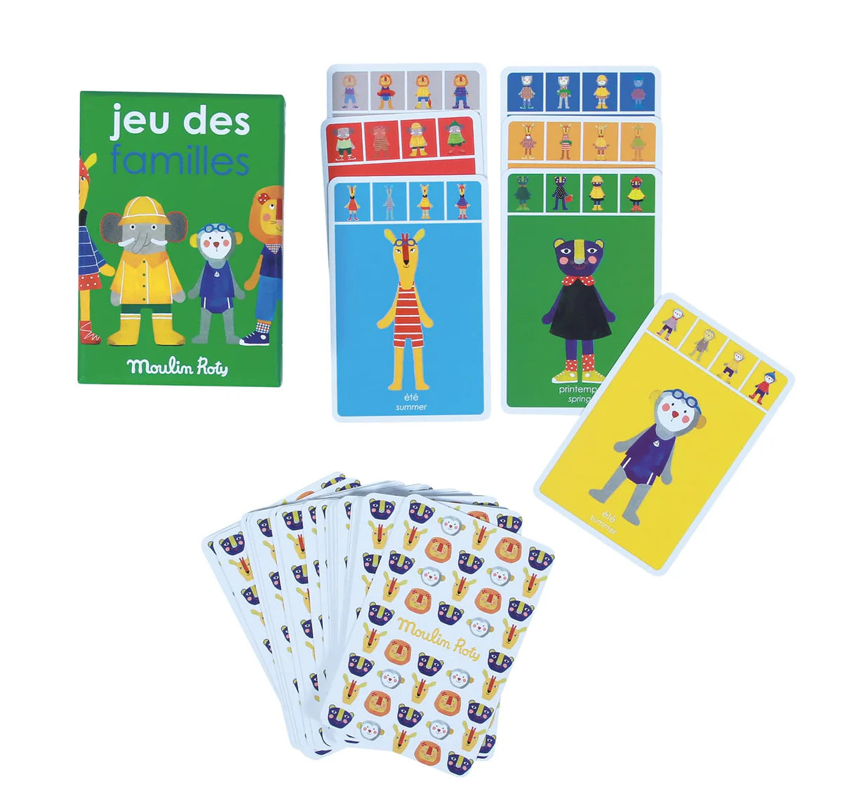 MOULIN ROTY Seven Families Game Les Popipop