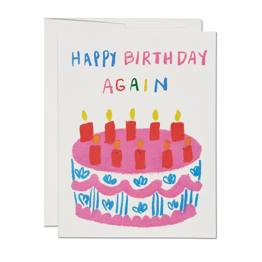 KATIE BENN Happy Birthday Again Card