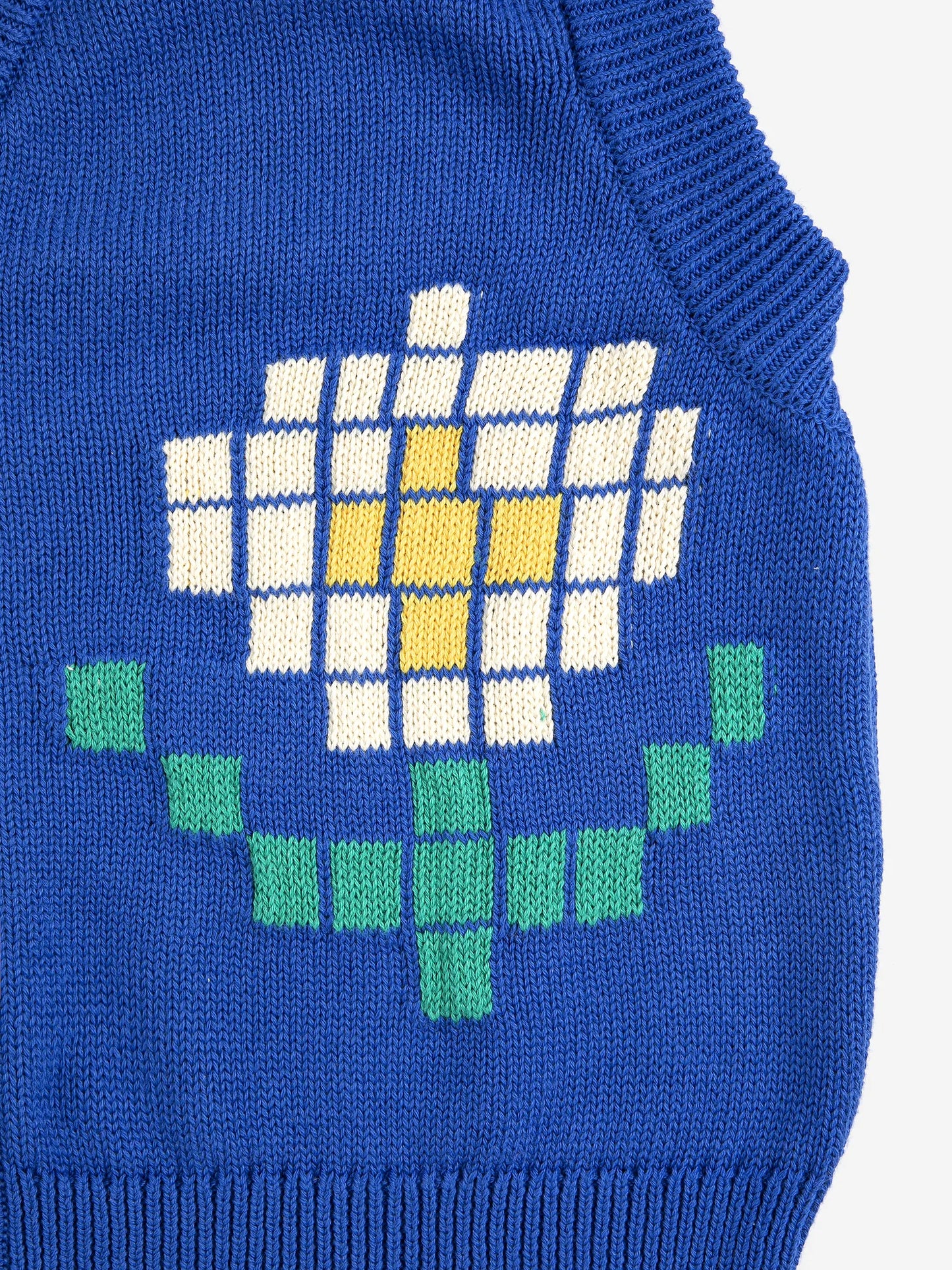BOBO CHOSES Pixel Flowers Cotton Vest
