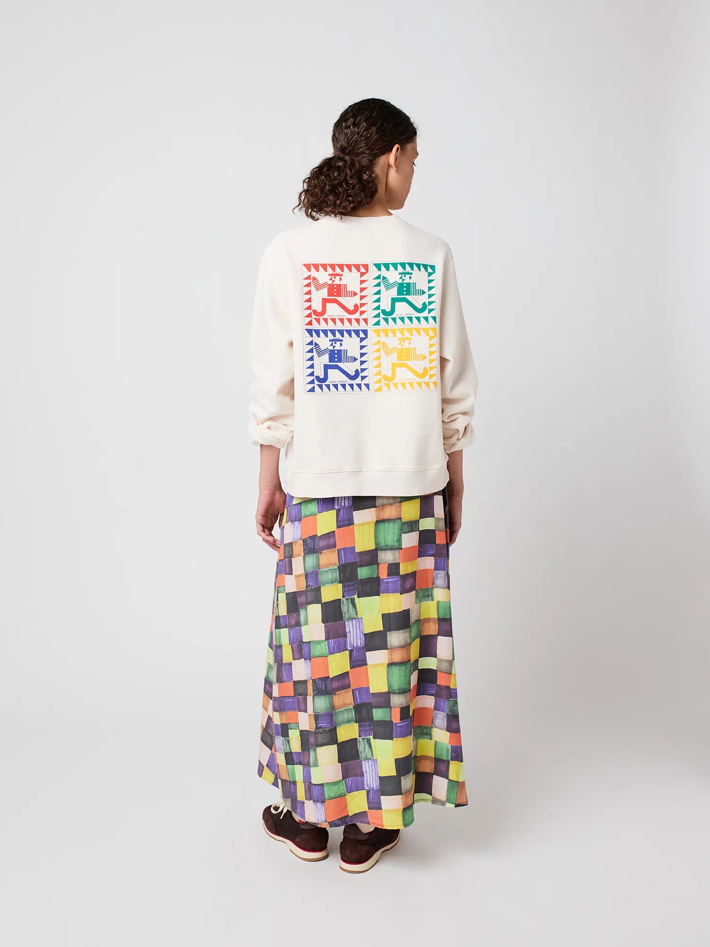 BOBO CHOSES Mr. Pencil Fitted Sweatshirt