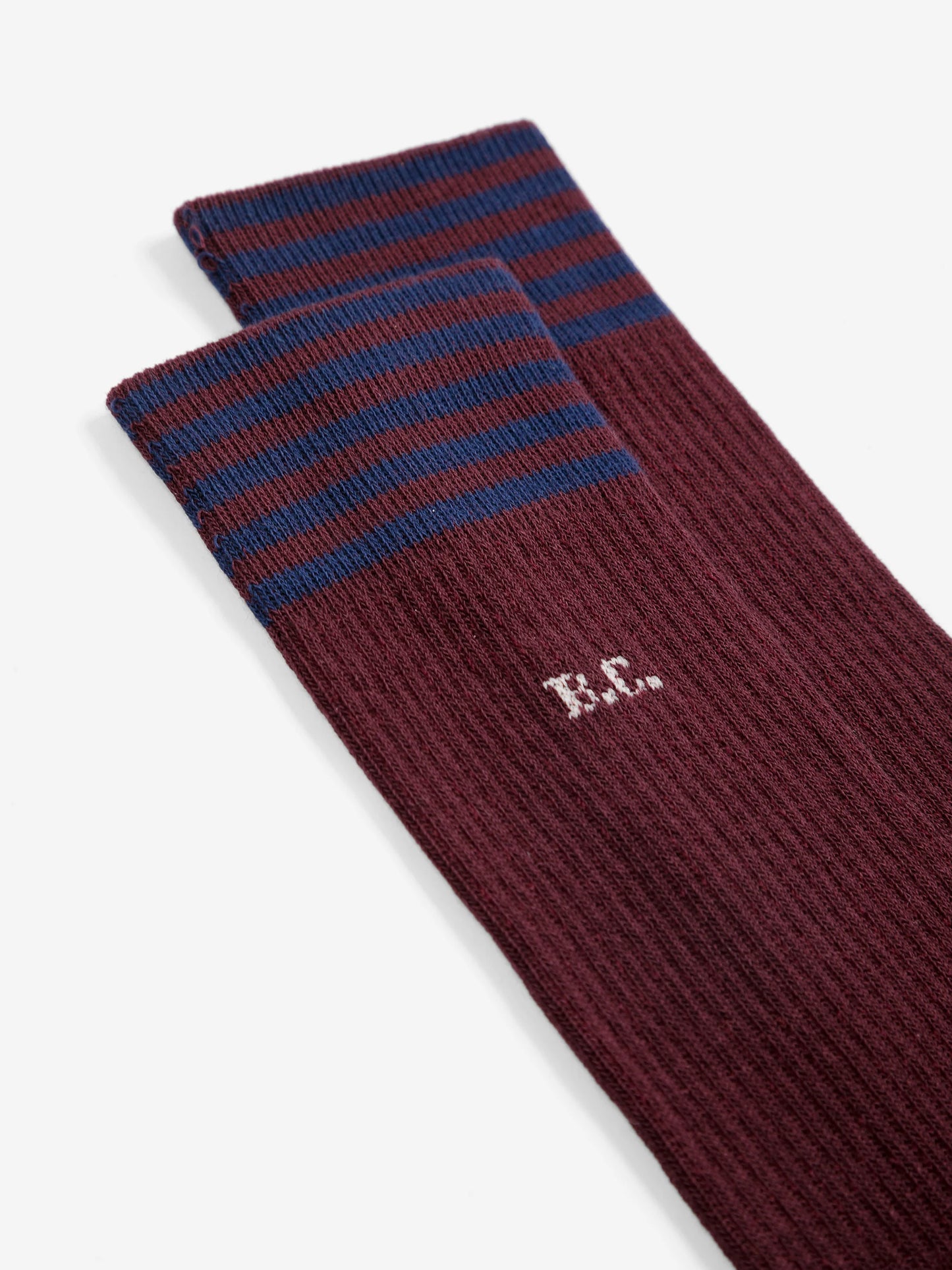 BOBO CHOSES Burgundy Cotton Socks