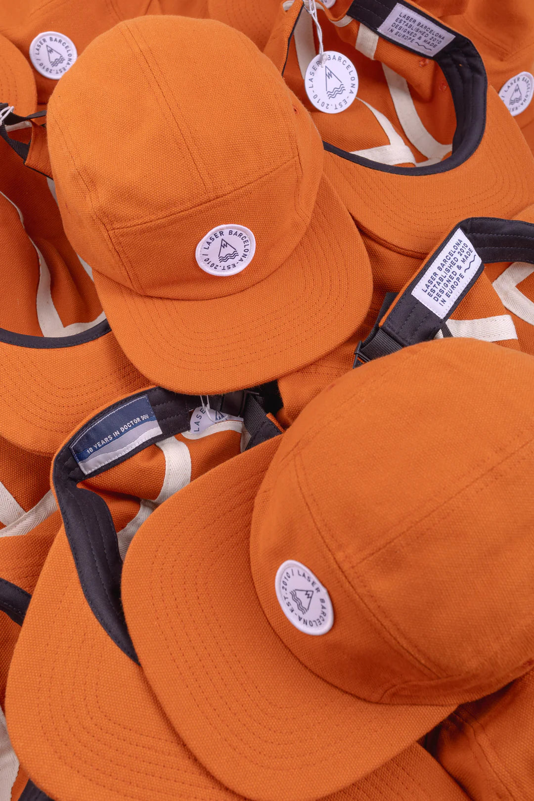LASER BARCELONA Burnt Orange 5 Panel Barceloneta Cap