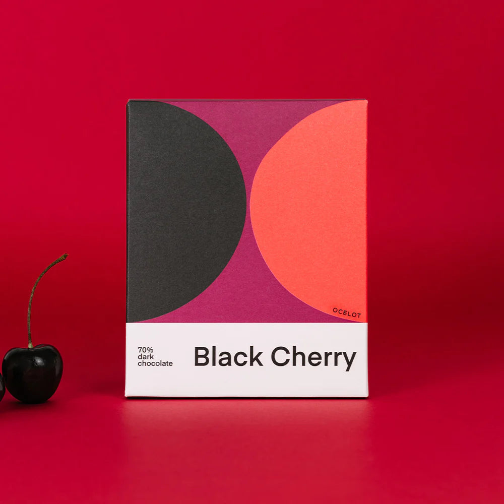 OCELOT Black Cherry Dark Chocolate 70g