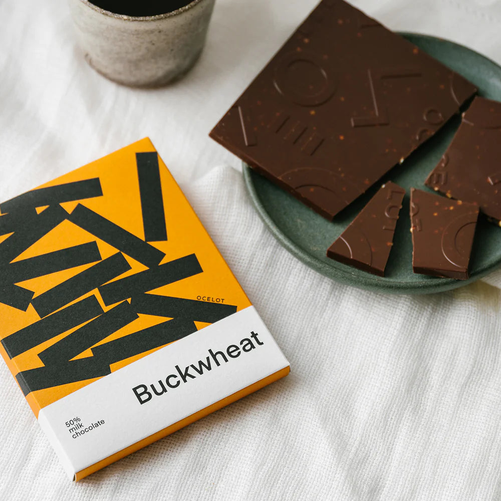 OCELOT Buckwheat Dark Milk Chocolate 70g