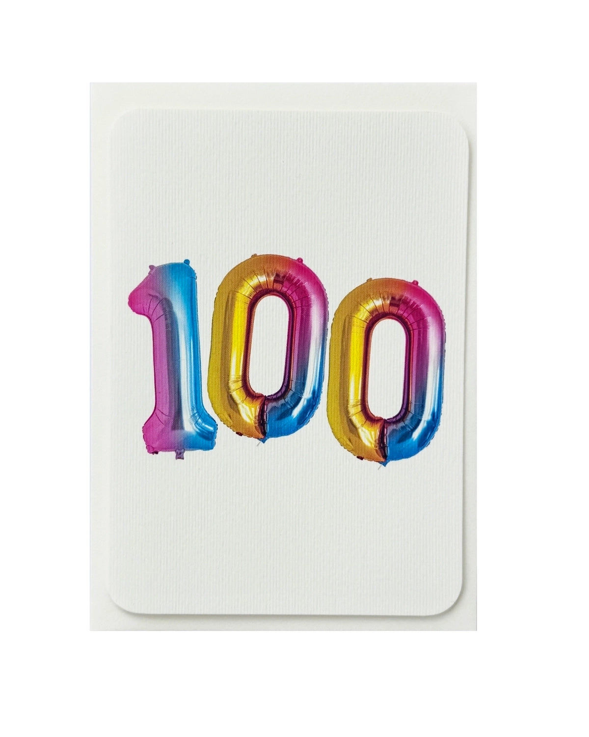 CANONBURY PRESS 100 Birthday Balloons Card