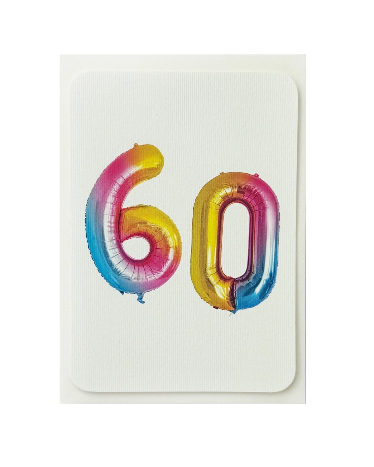 CANONBURY PRESS 60 Birthday Balloons Card