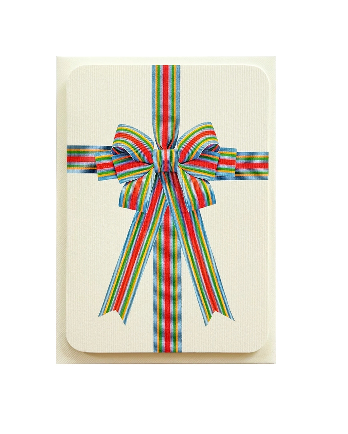 CANONBURY PRESS Candy Stripe Bow Card