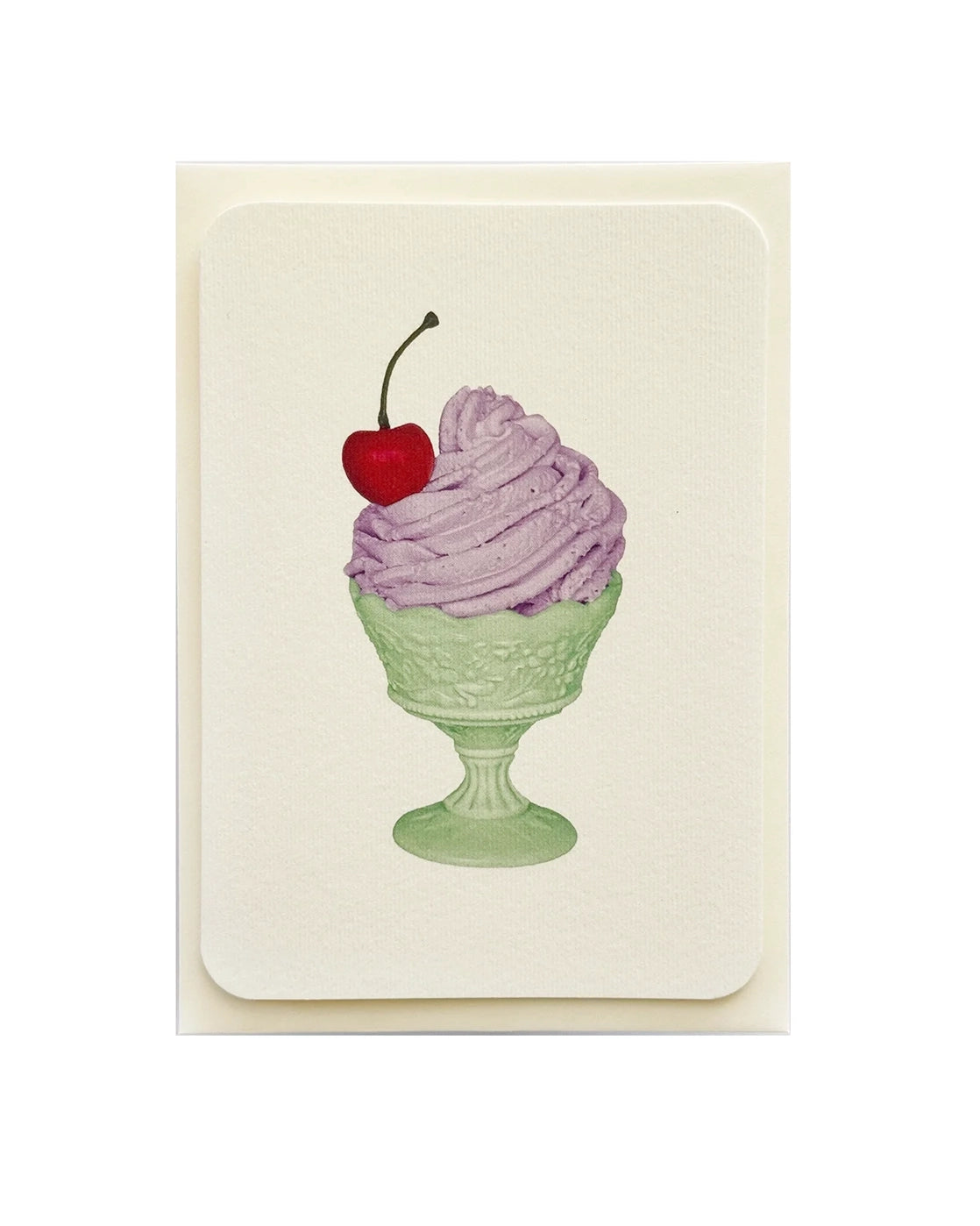 CANONBURY PRESS Lavender Cream Card