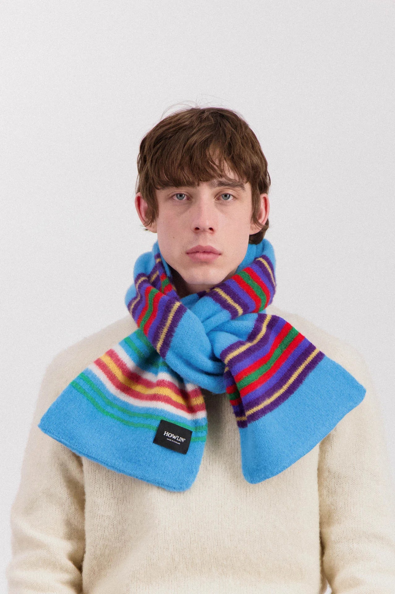 HOWLIN' College Fun Scarf Aquamarine