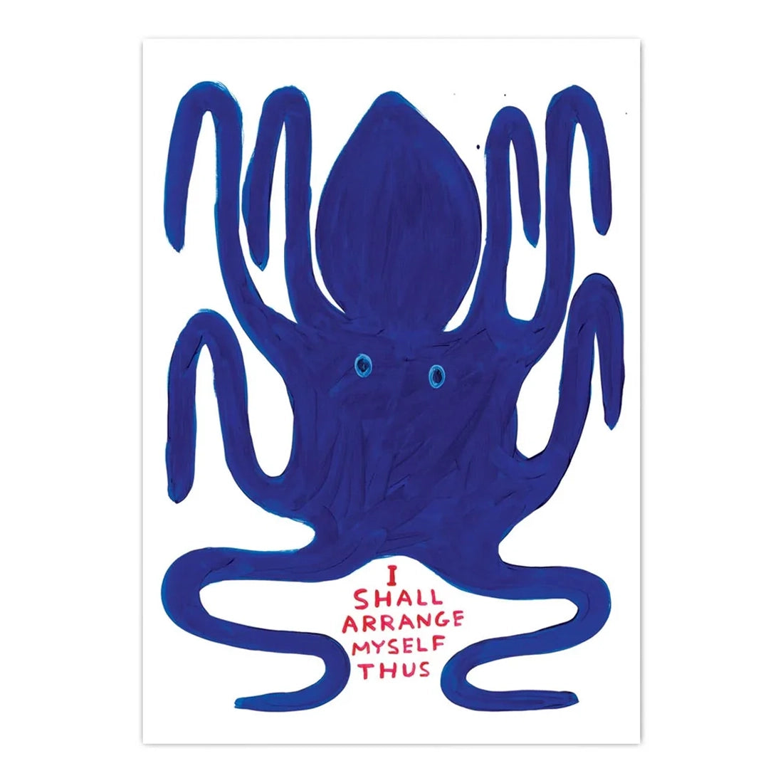 DAVID SHRIGLEY Arrange Myself Postcard