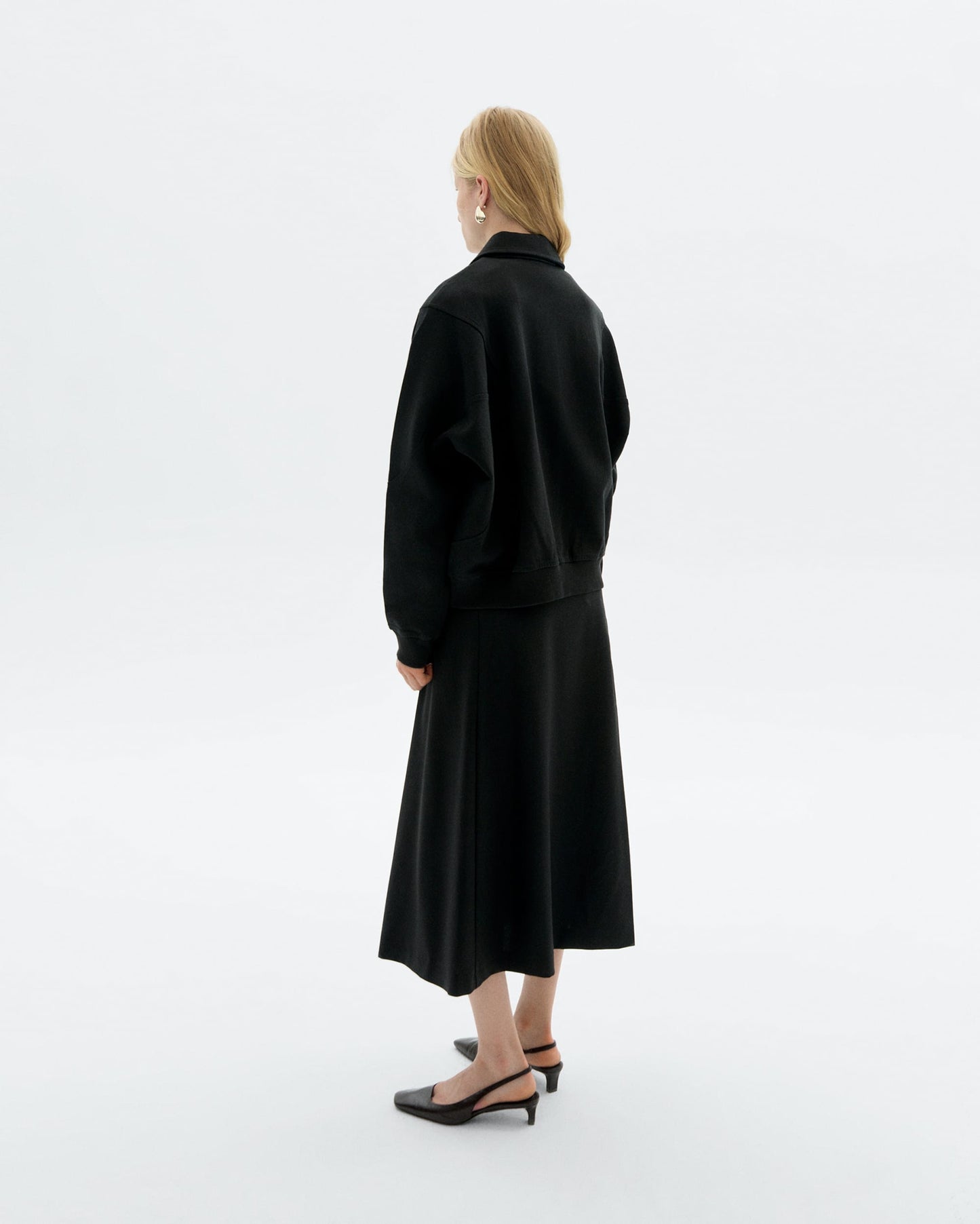 THINKING MU Black Maisie Sweatshirt