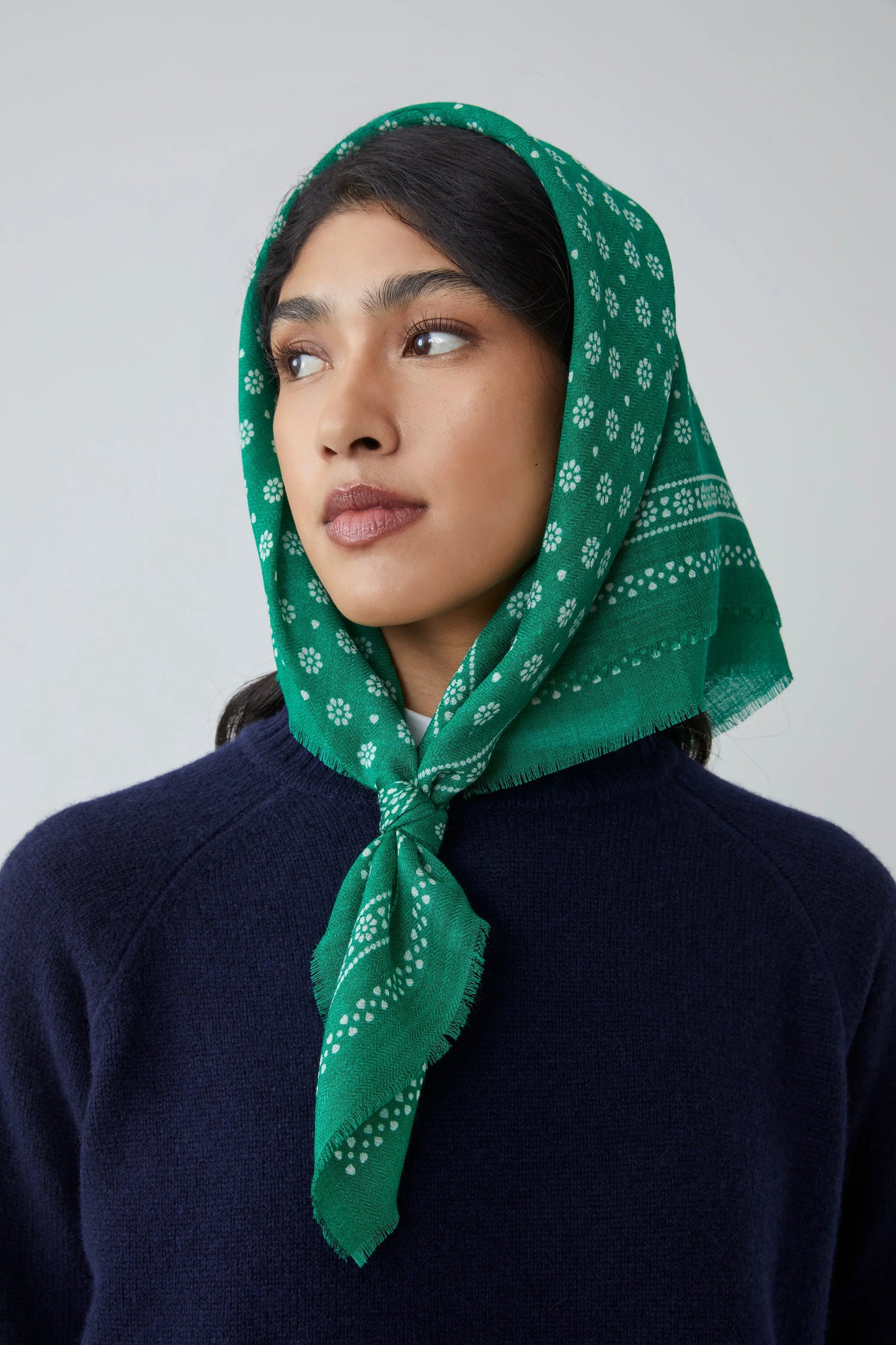 MOISMONT Olaf Scarf Oxford Green