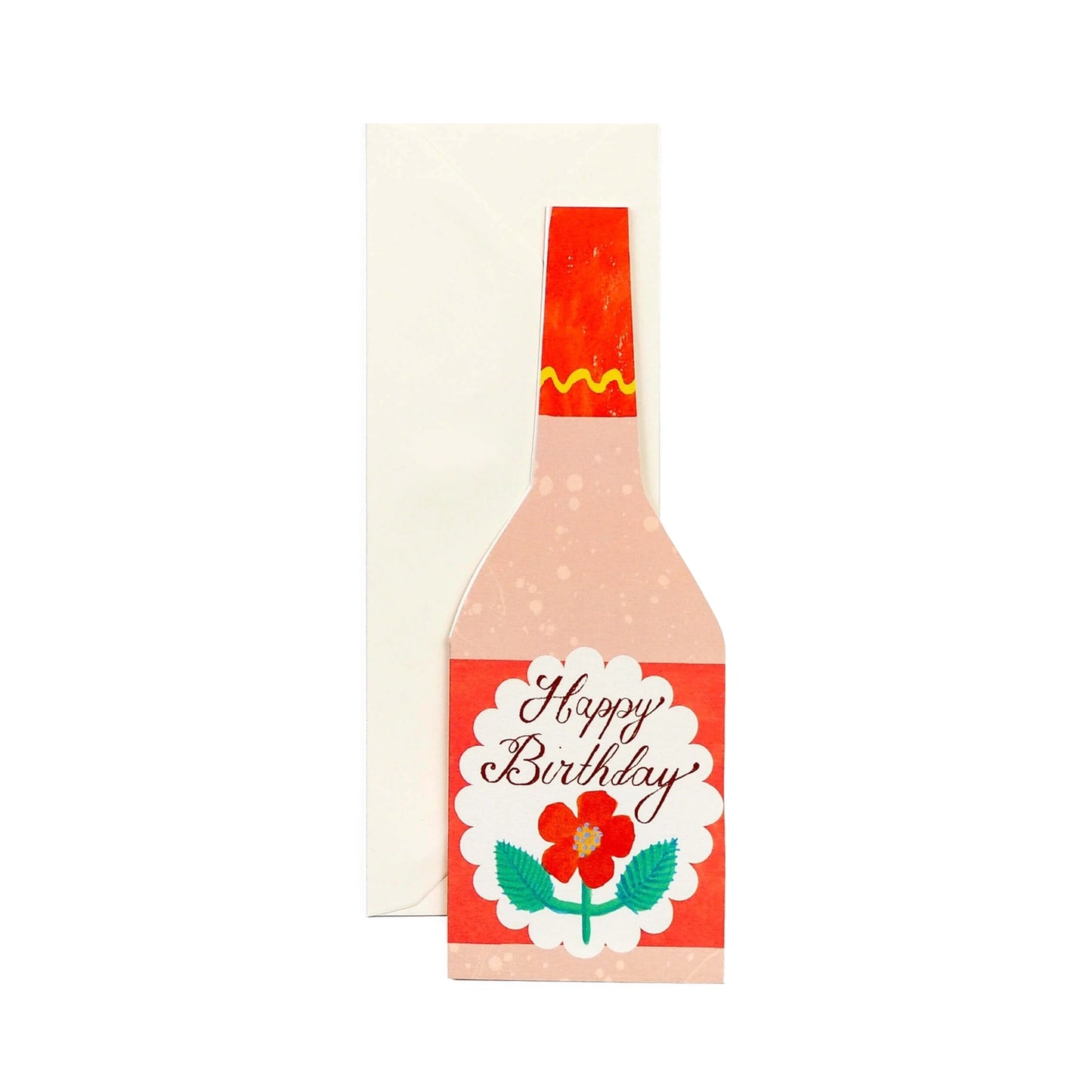 HADLEY PAPER GOODS Rose Wine Card