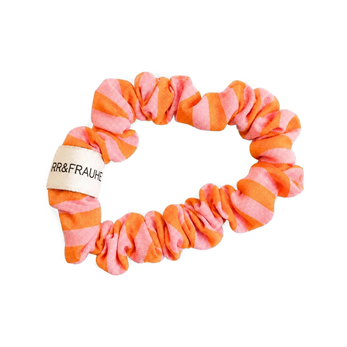HERR & FRAU HEMPEL Pastel Pink Stripe Hair Tie