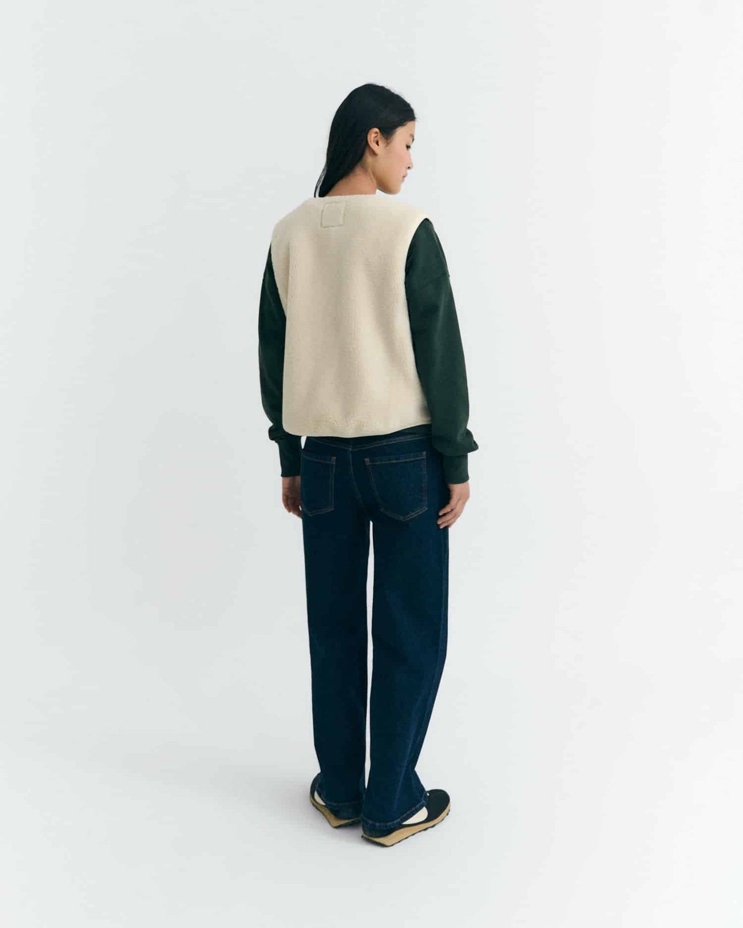 THINKING MU Ivory Jay Vest