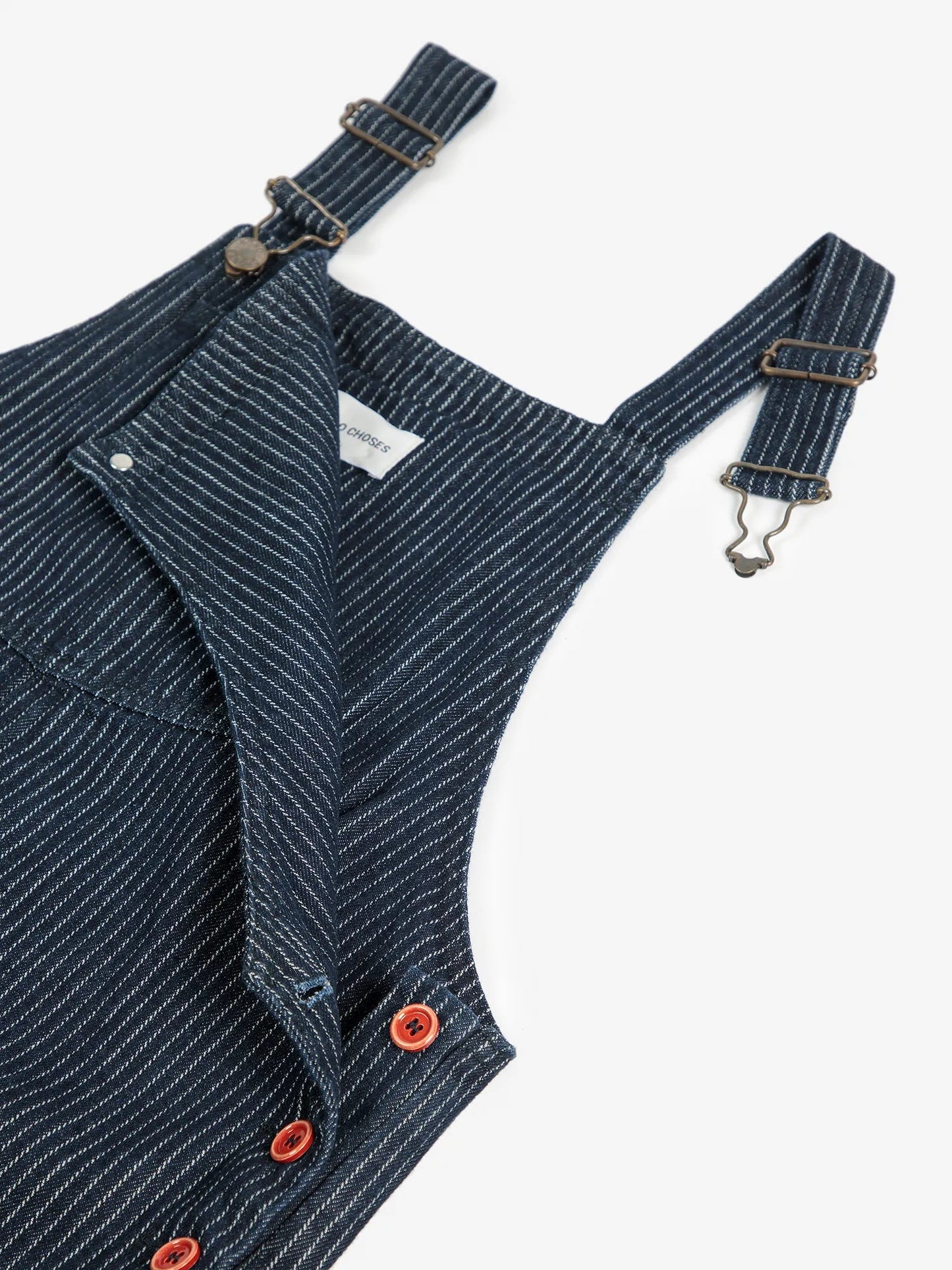 BOBO CHOSES Denim stripe dungarees