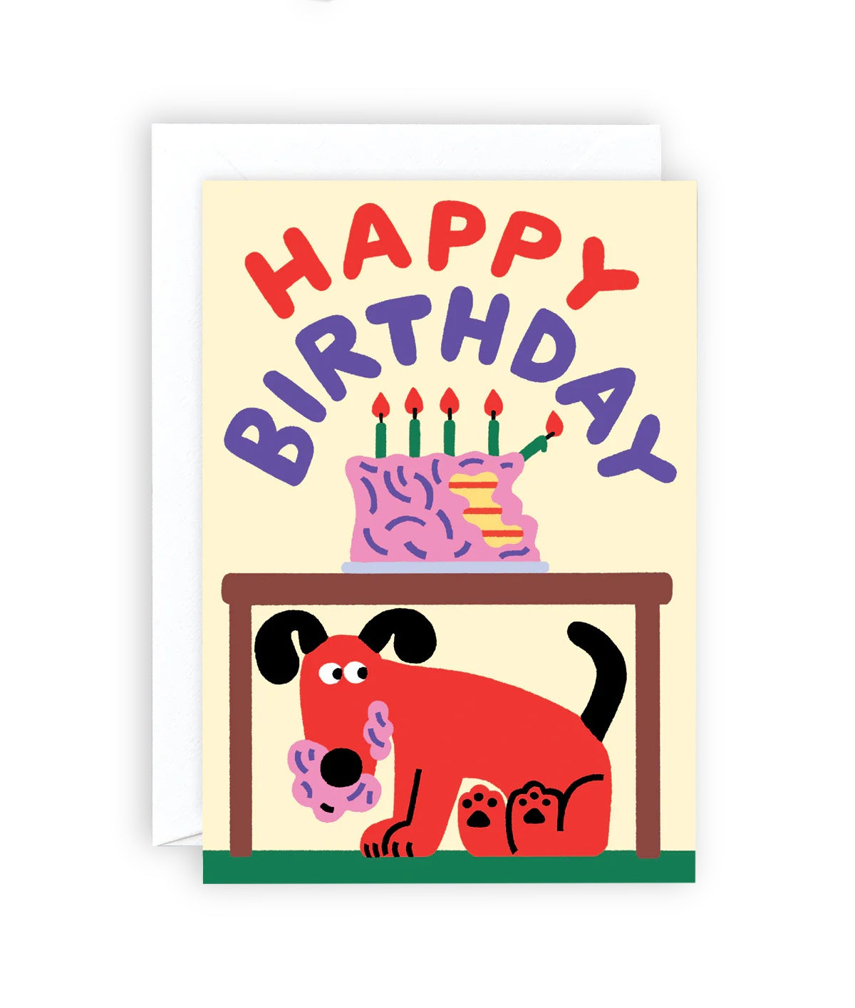CARI VANDER YACHT Dog Ate Cake Card