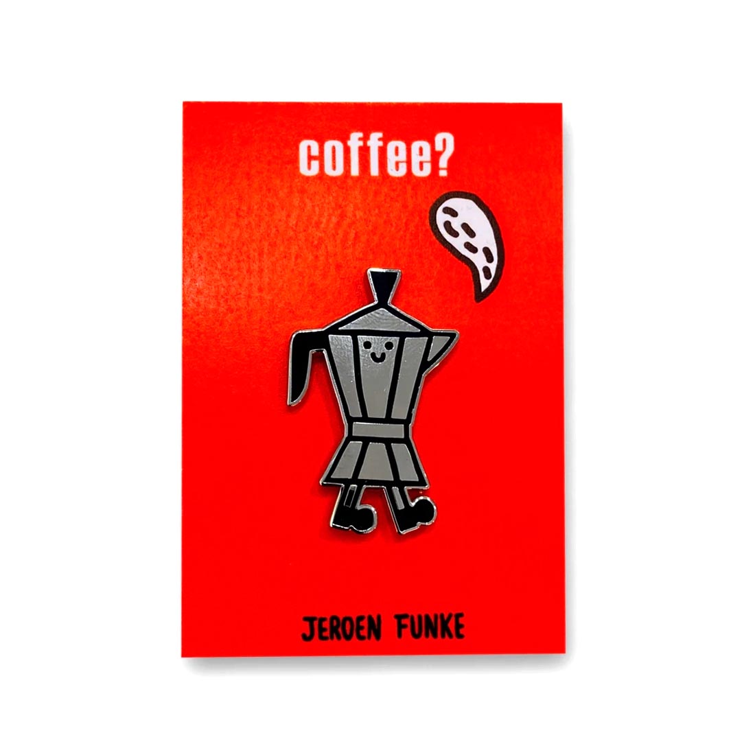 JEROEN FUNKE Coffee Pot Pin