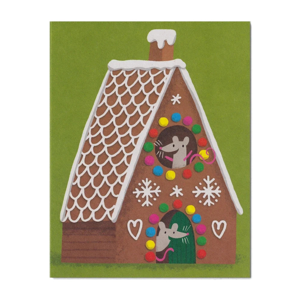 LISA JONES Gingerbread House Mini Card
