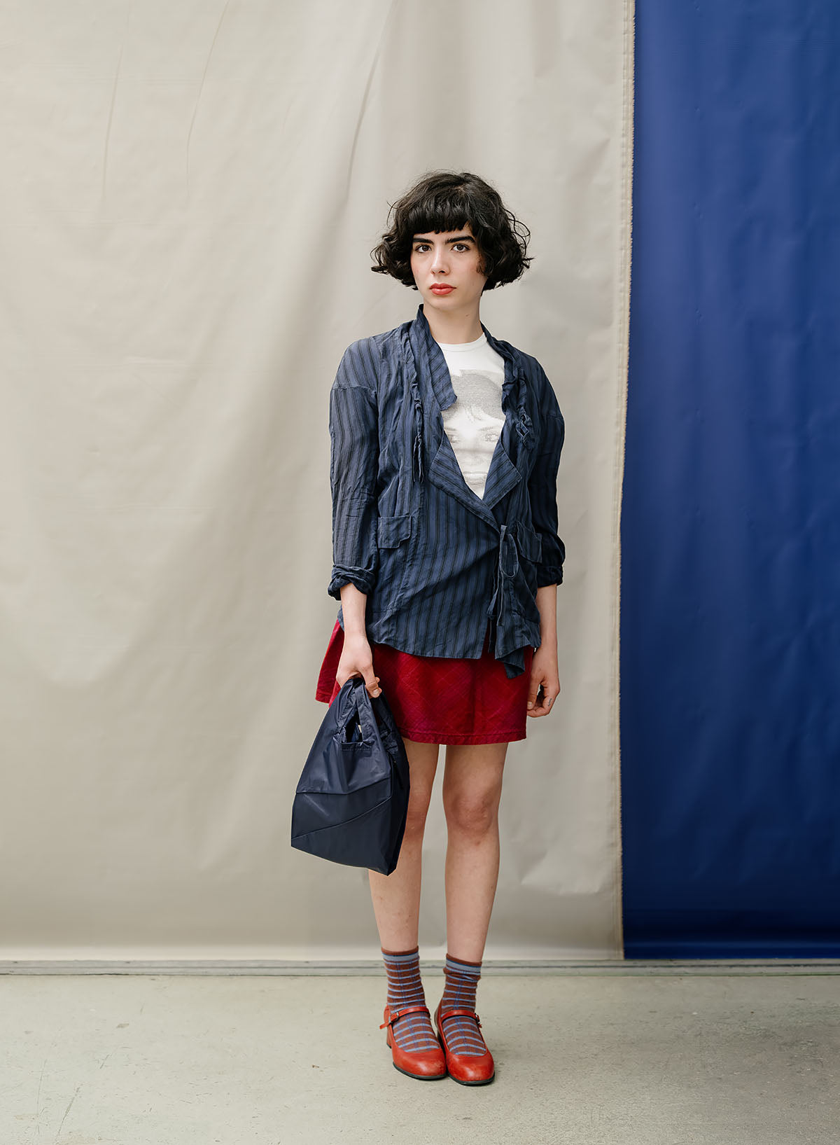 SUSAN BIJL Mono Water Small Shopping Bag
