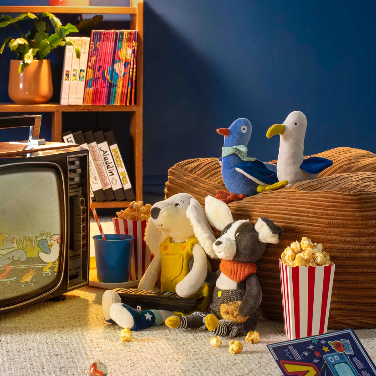 MOULIN ROTY Michel Pigeon Rattle Puce & Pilou