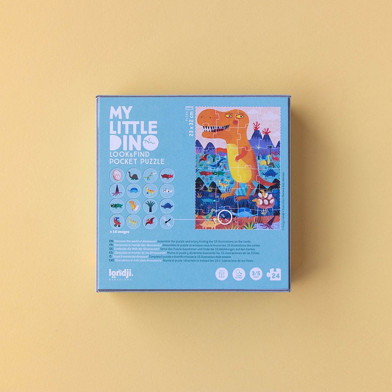 LONDJI Little Dino Pocket Puzzle