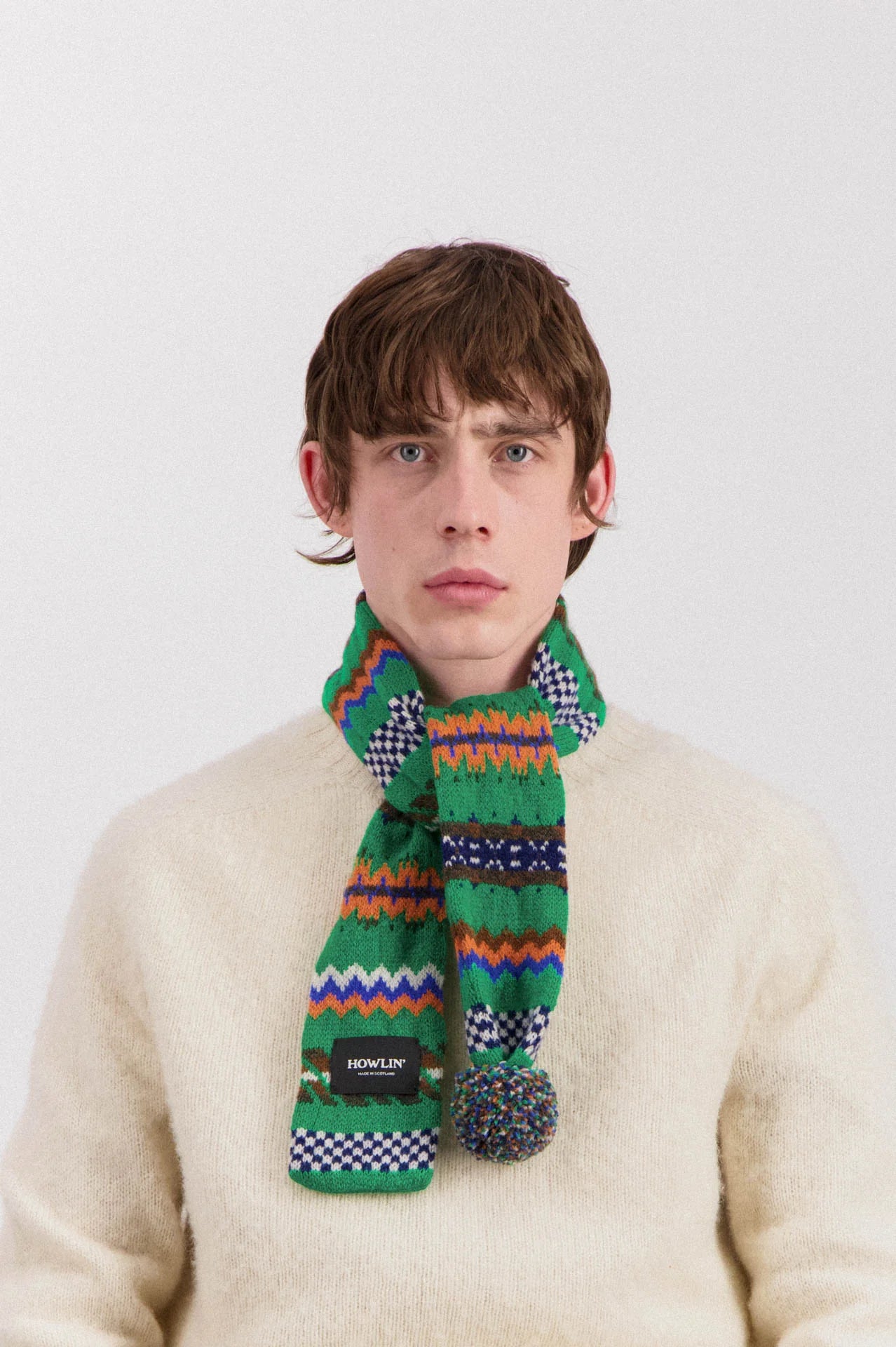 HOWLIN' Small Wool Wonder Scarf Green