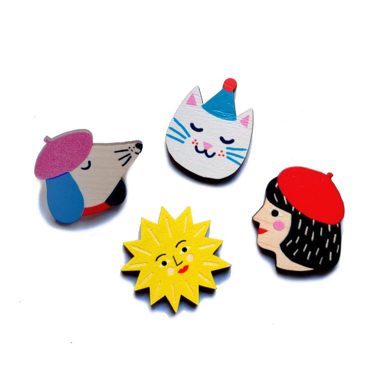 THE PRINTED PEANUT Girl Badge