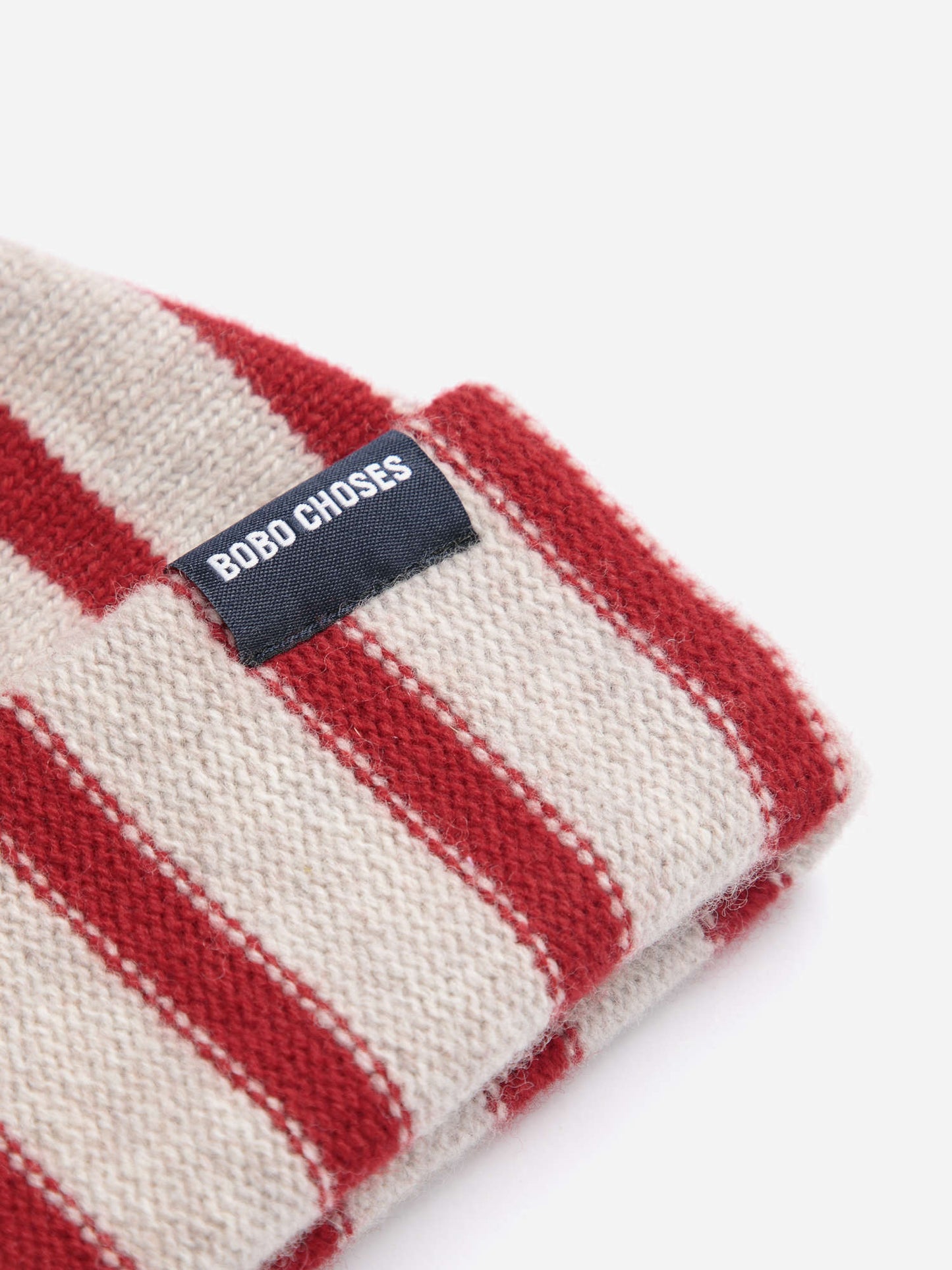 BOBO CHOSES Merino Wool Striped Beanie
