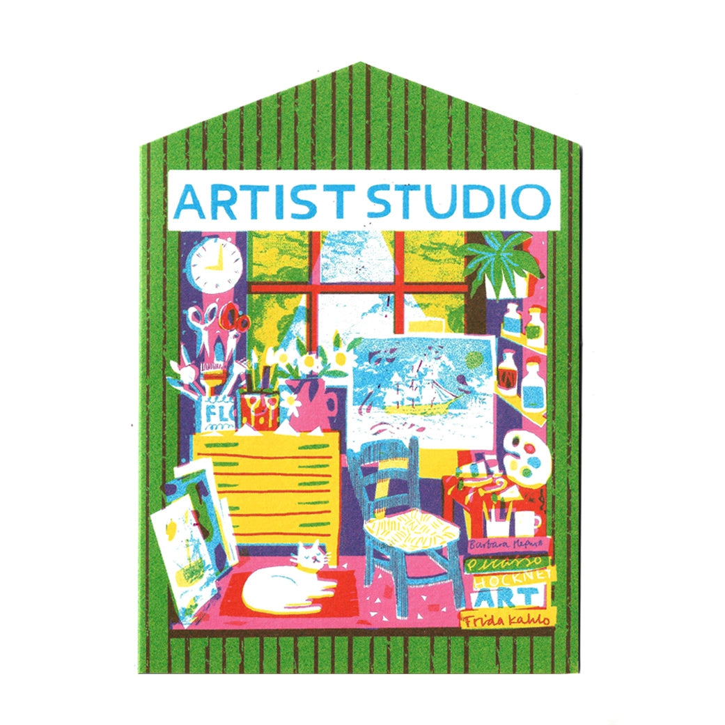 THE PRINTED PEANUT Artist Studio Card