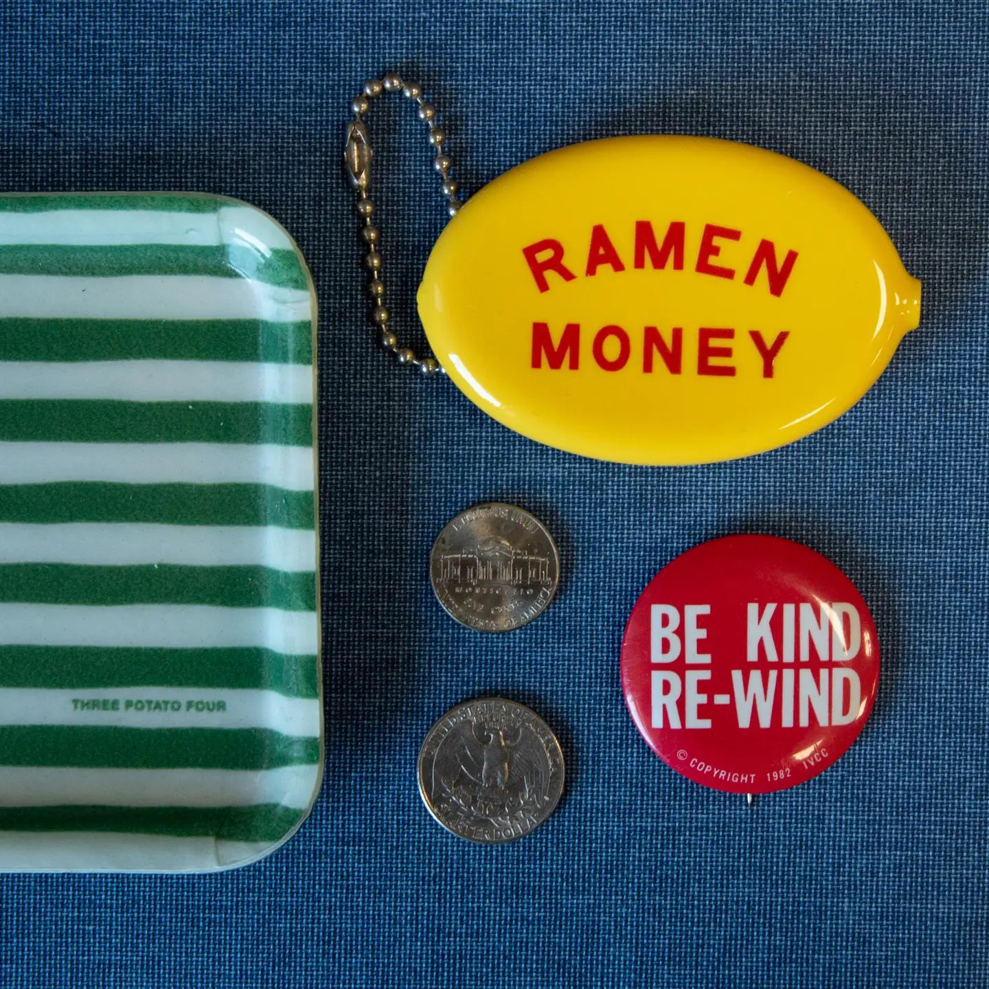 THREE POTATO FOUR Ramen Money Coin Pouch