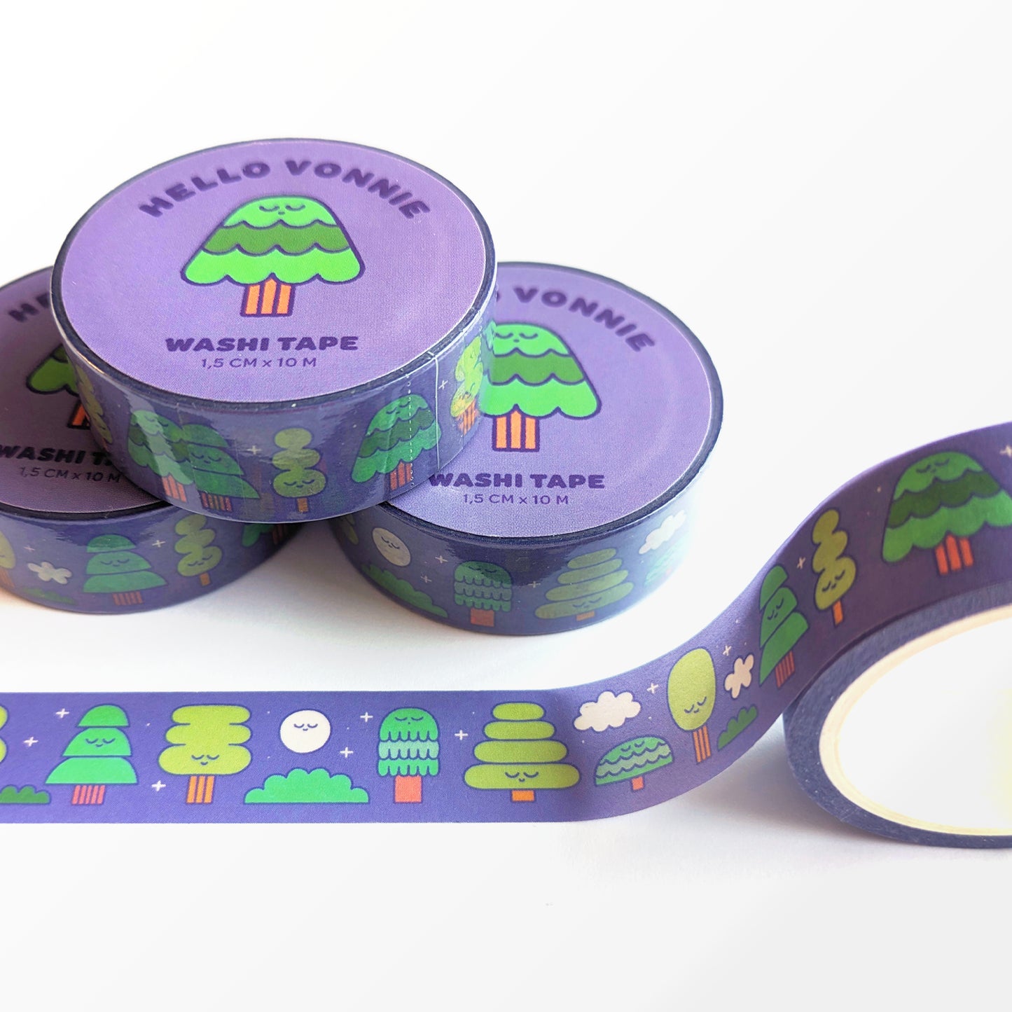 HELLO VONNIE Night Forest Washi Tape