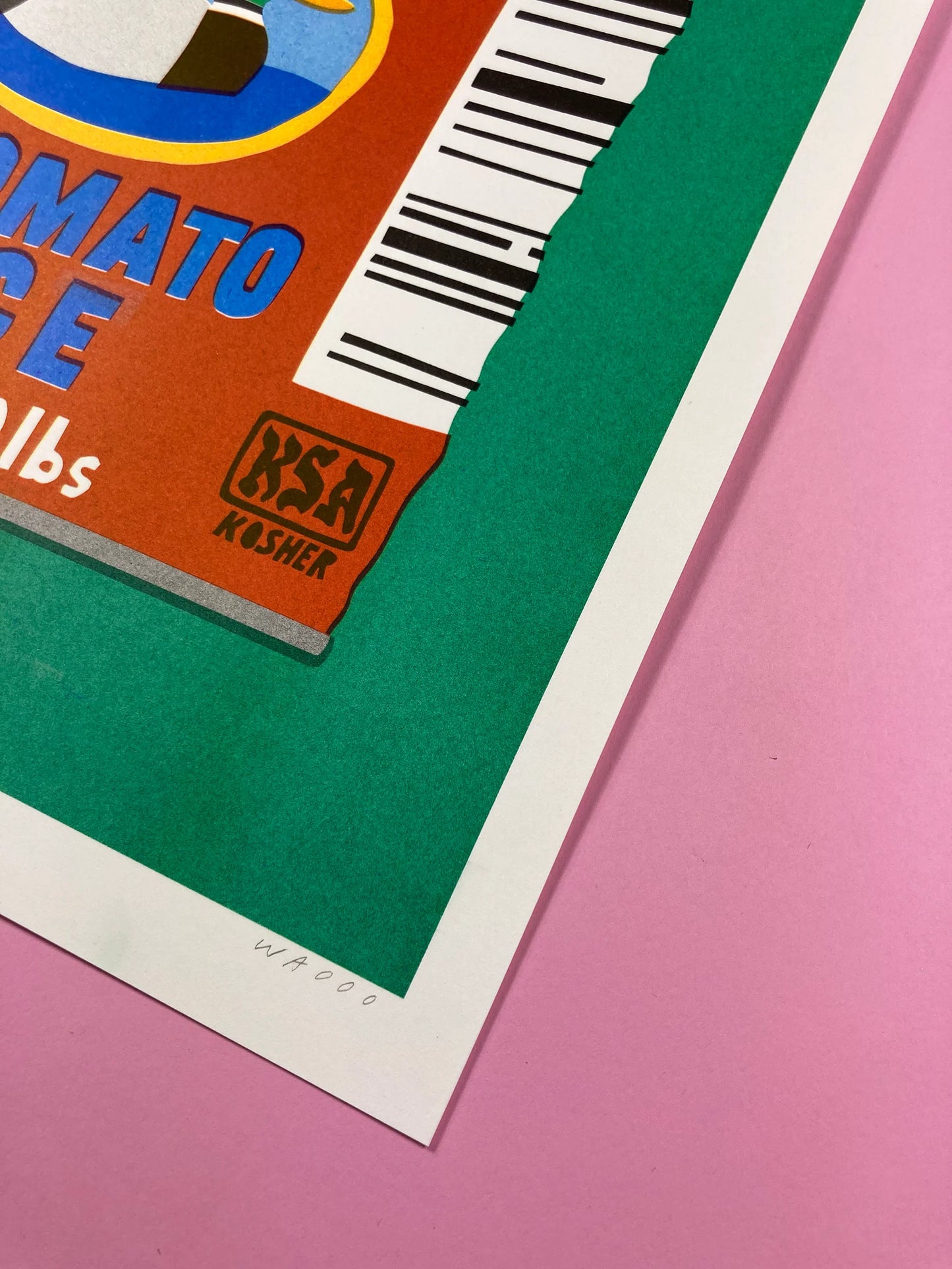 WE ARE OUT OF OFFICE A3 El Pato Risograph Print