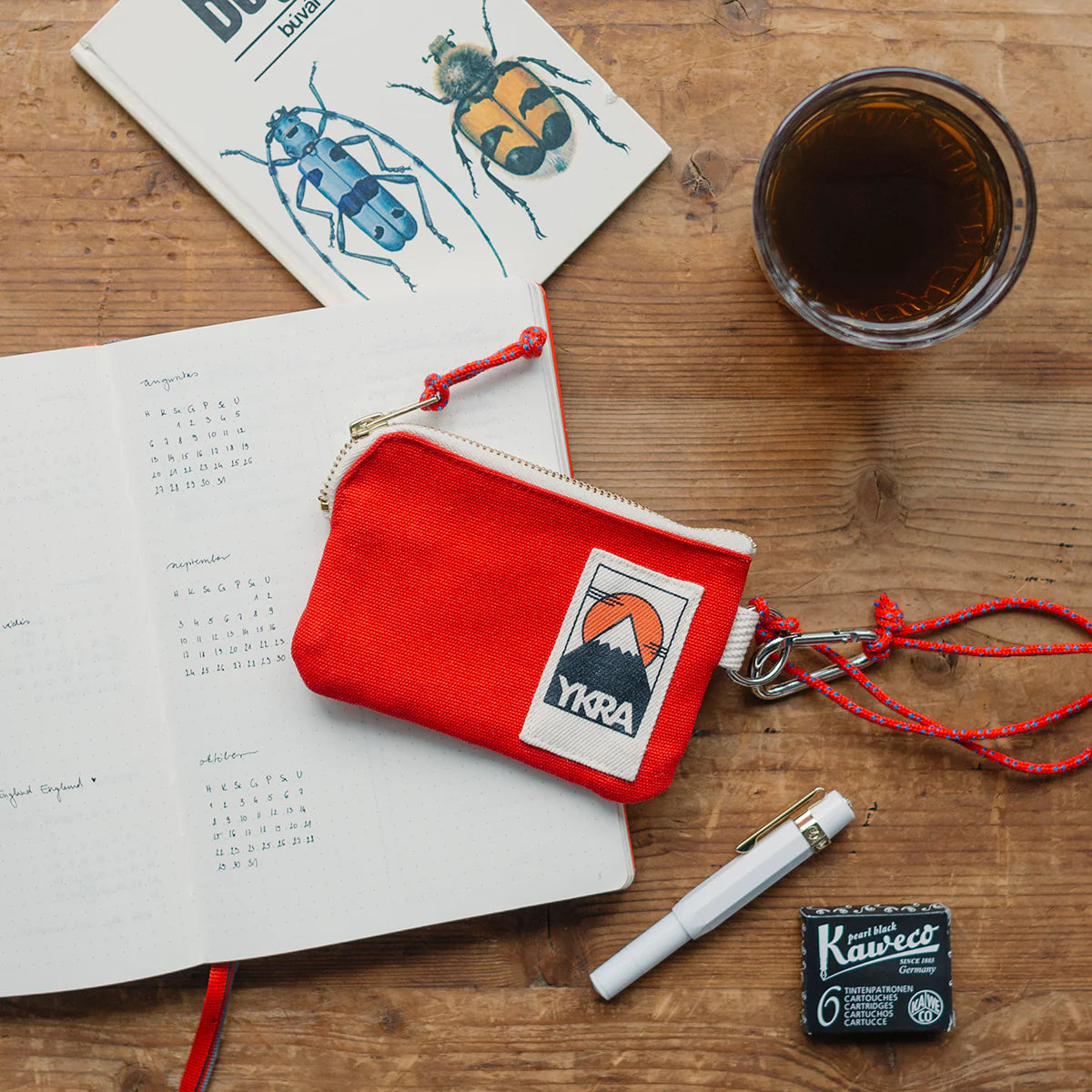 YKRA Red Mini Wallet