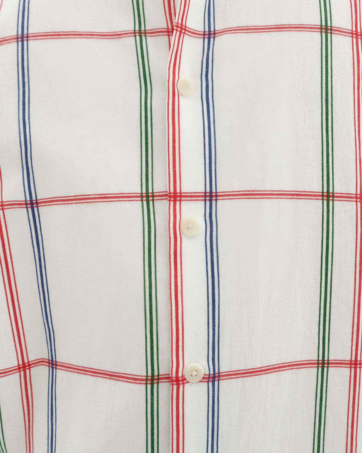 THINKING MU Checkered Tom shirt