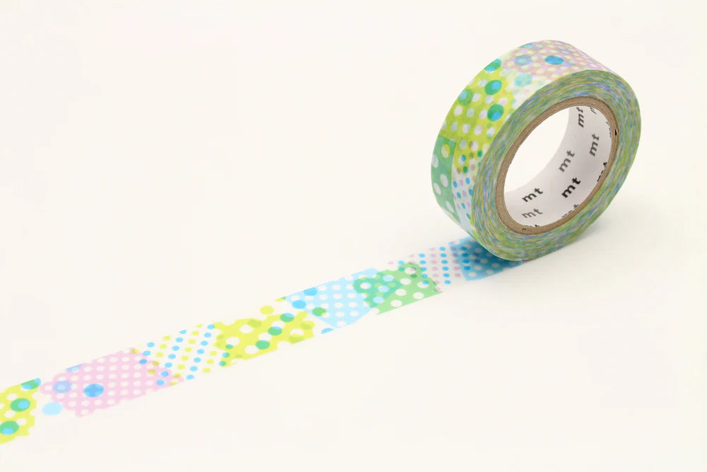 MT Blue Negapoji Dot Washi Tape