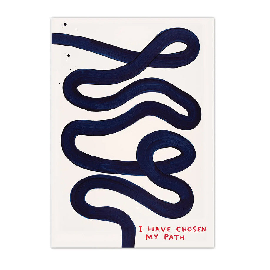 DAVID SHRIGLEY Chosen Path Postcard
