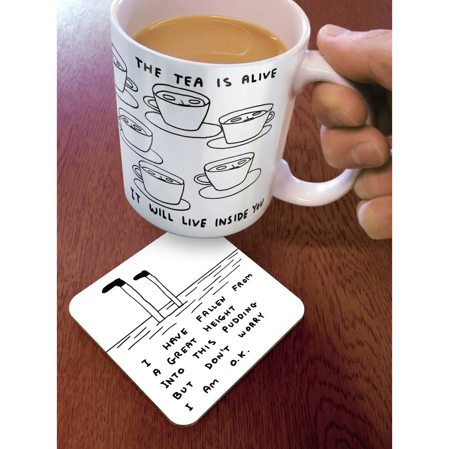 DAVID SHRIGLEY Pudding Coaster