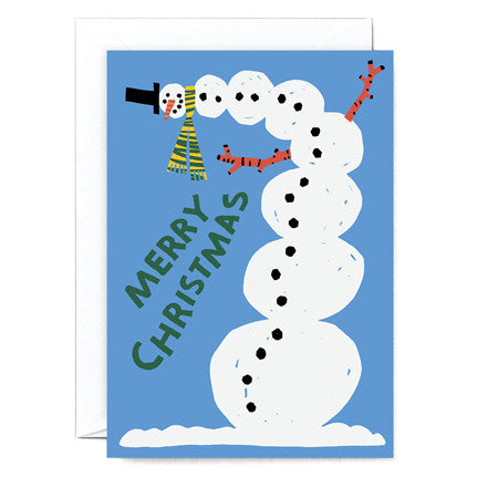 CARI VANDER YACHT Snowman Card