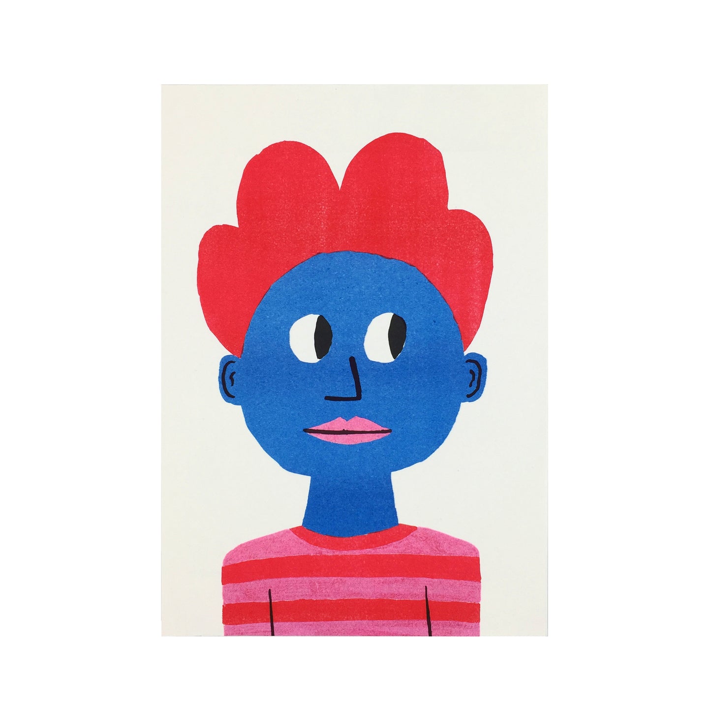 THE SCENERY SHOP Woman Riso Print