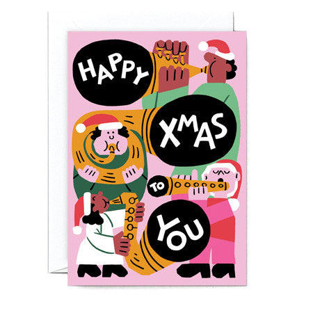 CARI VANDER YACHT Happy Xmas You Card