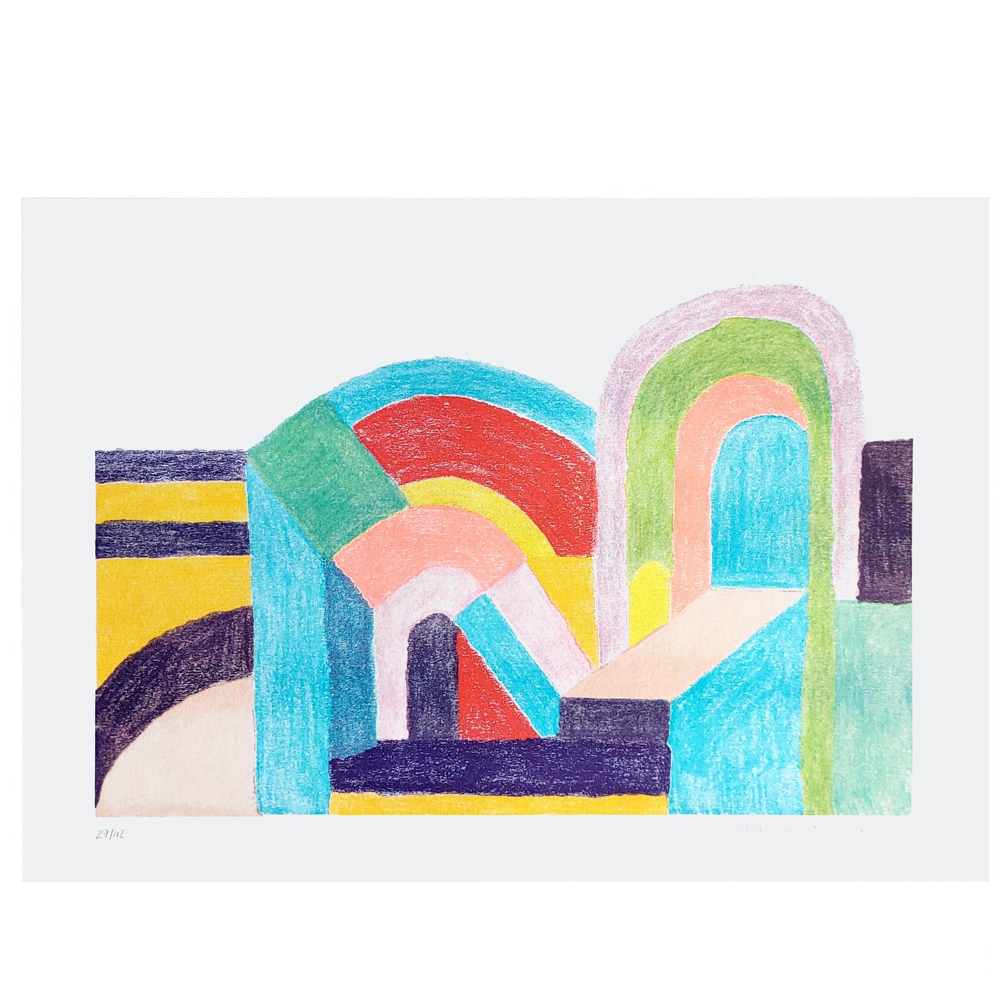 ALICE SCHIAVONE Colour City Print