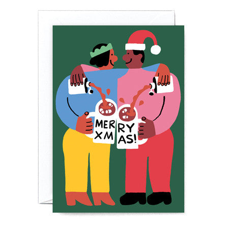 CARI VANDER YACHT Merry Xmas Drinks Card