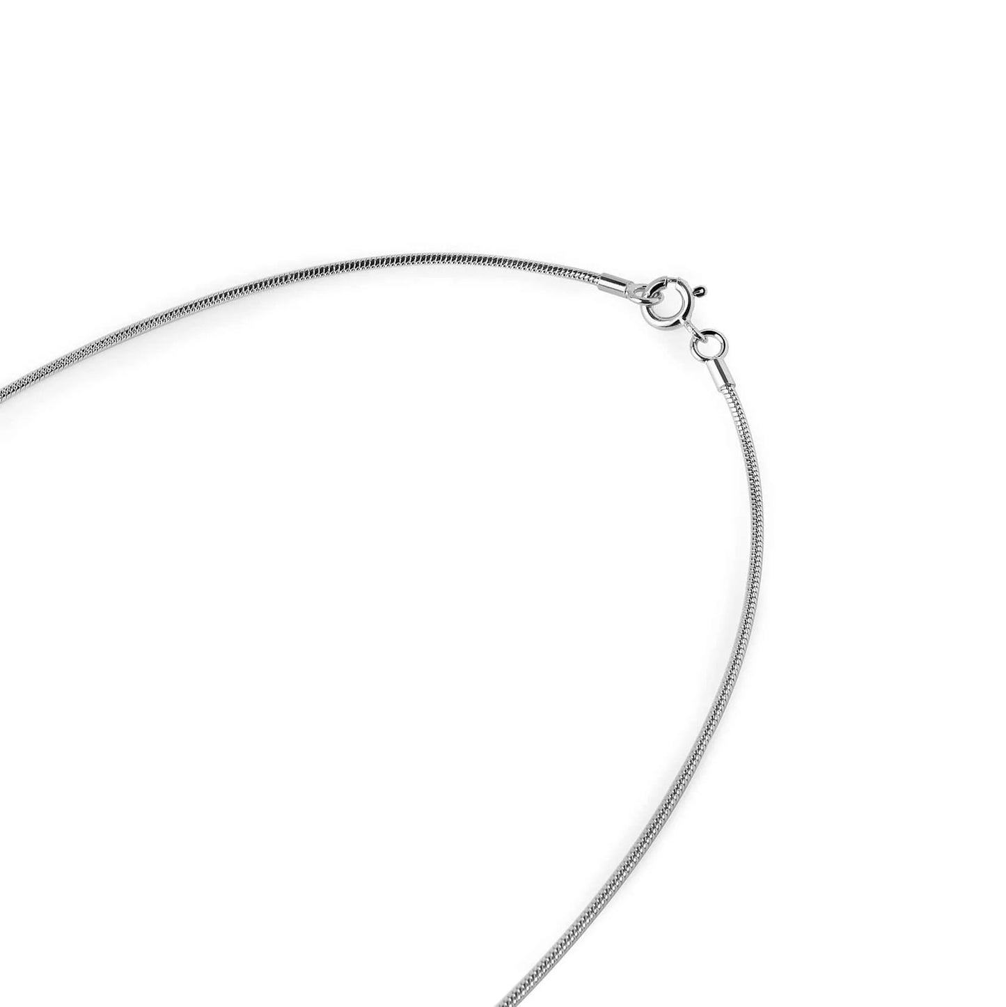 JUULRY Round Link Necklace Silver